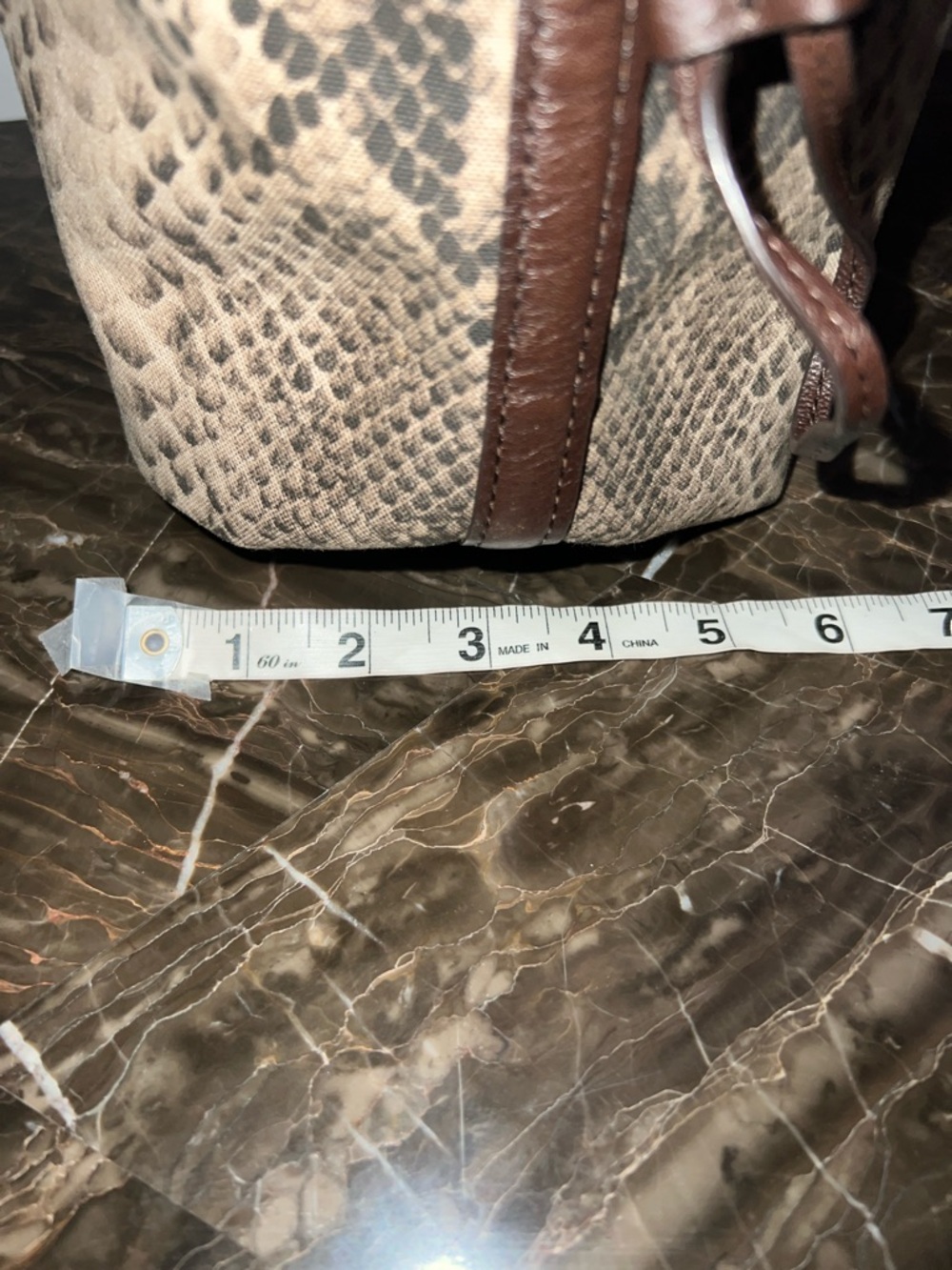 MICHAELMichael Kors Jet Set Reversible snakeskin to signature MK Tote - Picture 8 of 10